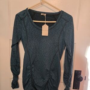 Hem & Thread Teal Long Sleeve Top
